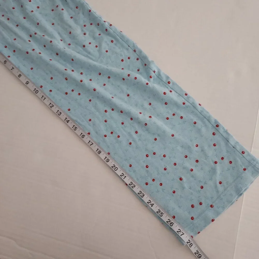 Charter Club Printed Cotton Flannel Pajama Set Size XS